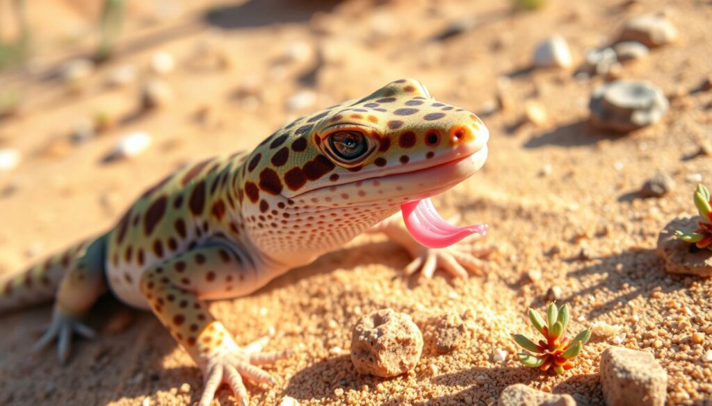 Leopard gecko sense of smell