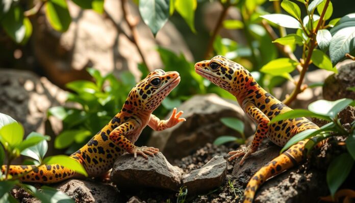When do Leopard geckos lay eggs?
