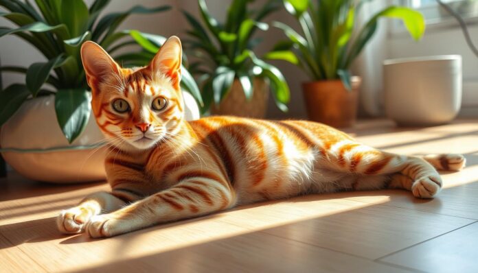 abyssinian tabby cat mix