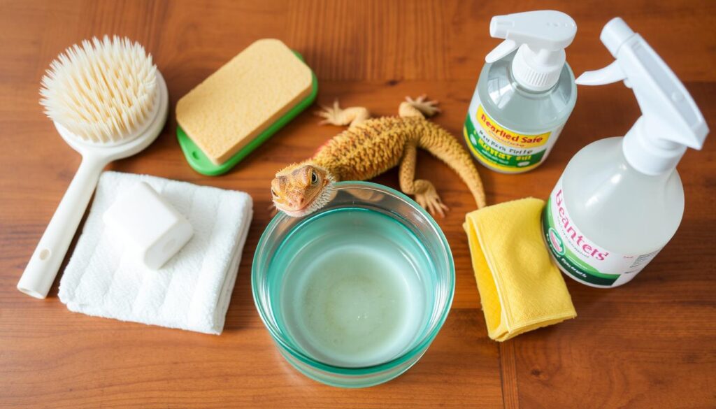 bearded dragon cleaning supplies