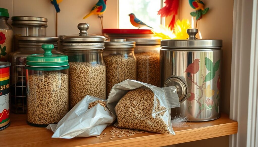 bird food storage bird food storage