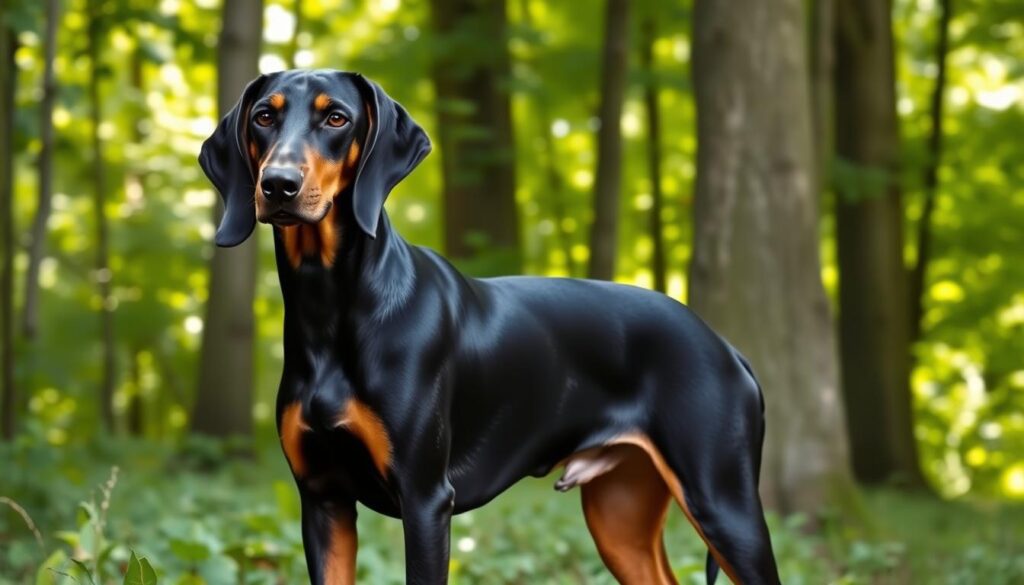 black and tan coonhound