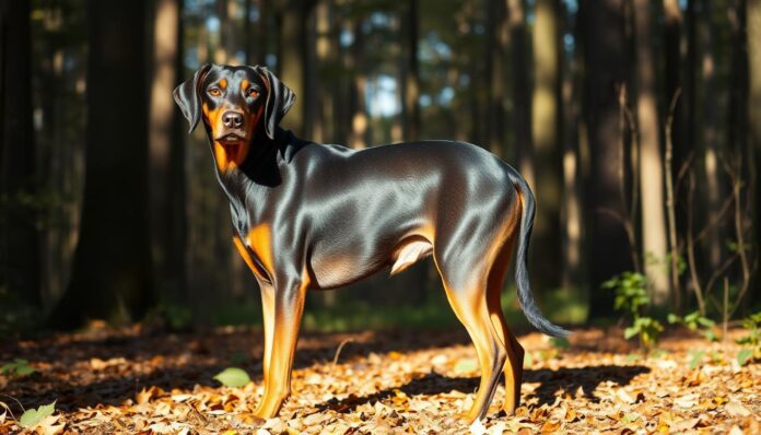 black and tan coonhound