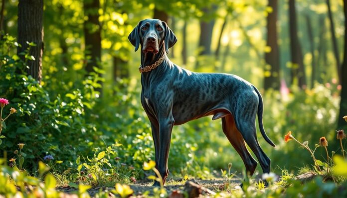blue german shorthaired pointer