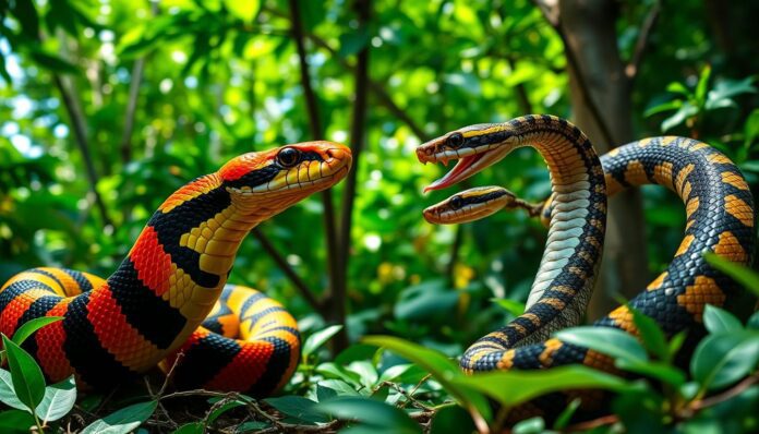 coral snake vs king snake