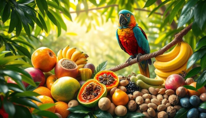 hyacinth macaw diet​
