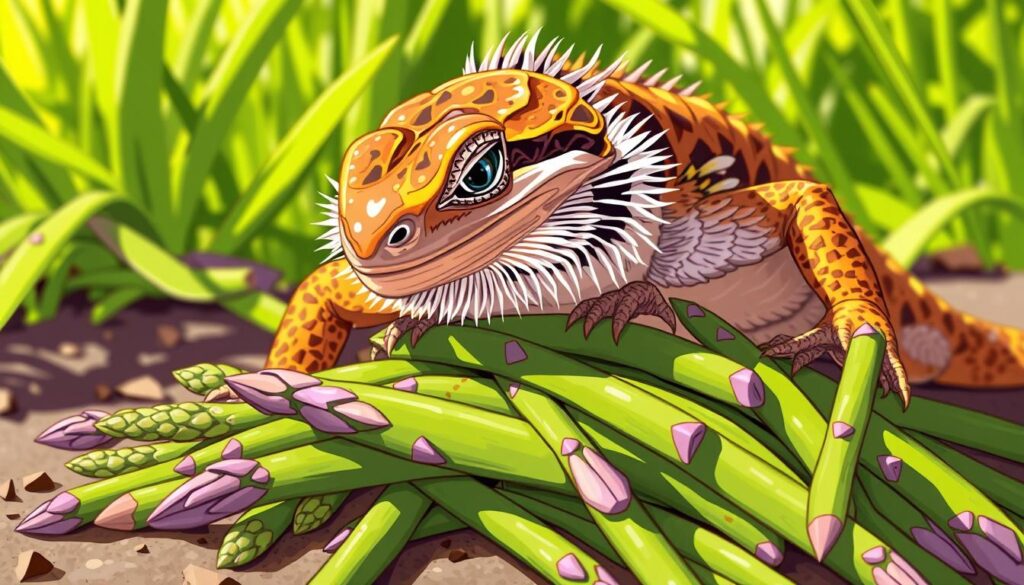 asparagus diet for bearded dragons