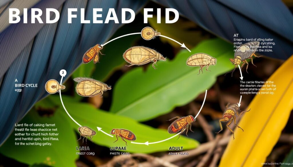 bird flea life cycle