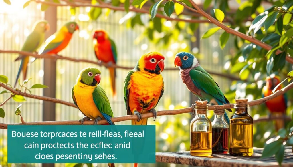 bird flea prevention