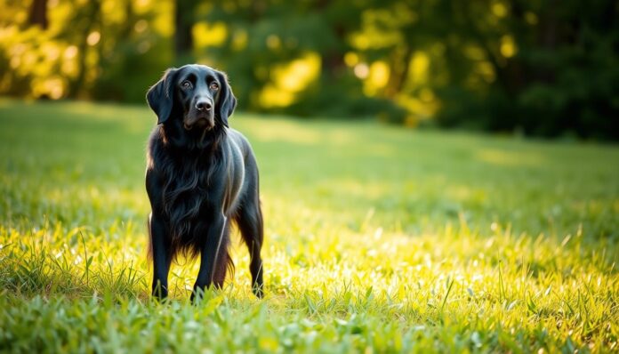 black irish setter dog