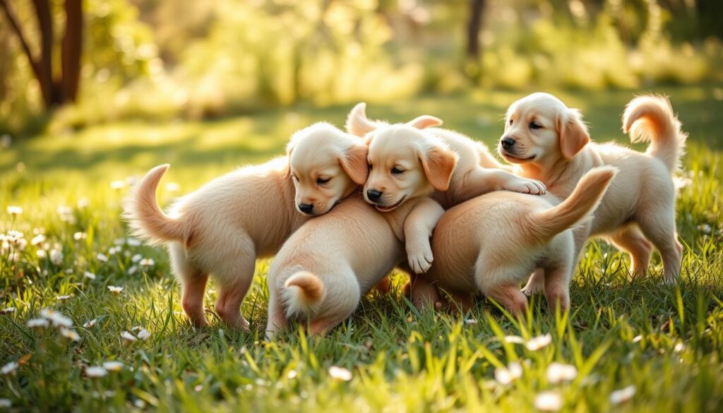 golden retriever puppies playing golden retriever puppies playing