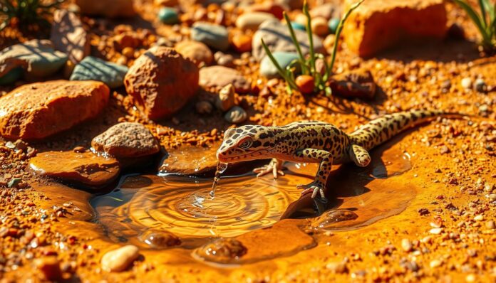 how long can leopard geckos go without water
