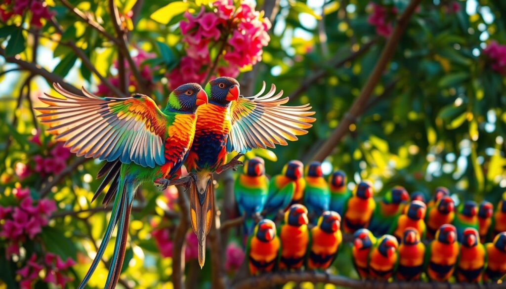 rainbow lorikeet behavior rainbow lorikeet behavior