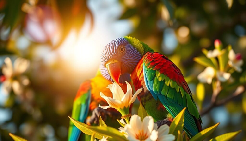 rainbow lorikeet feeding on nectar rainbow lorikeet feeding on nectar