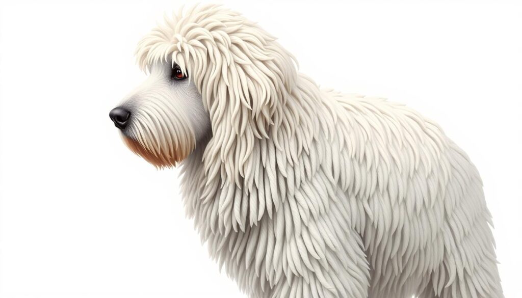 komondor breed standard illustration